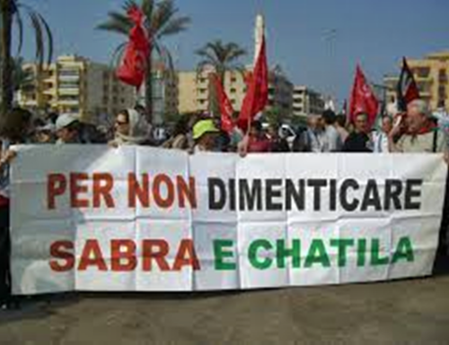 PER NON DIMENTICARE SABRA E CHATILA – 2018