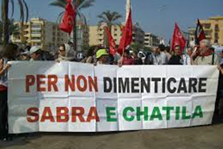 PER NON DIMENTICARE SABRA E CHATILA – 2018